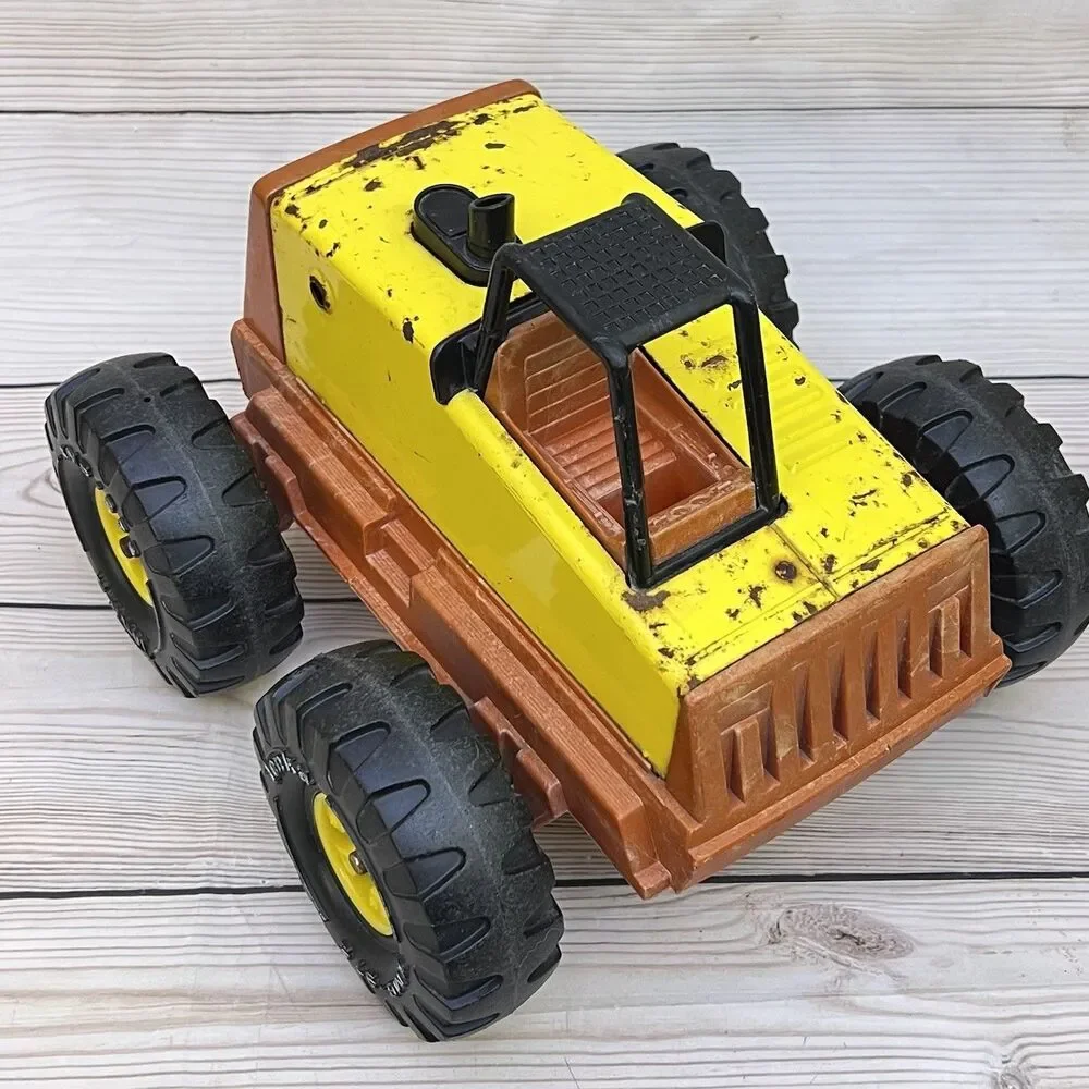 RARE Vintage Mighty Tonka Truck Strong Arm Loader 1978 Steel Toy CAB ONLY Orange
